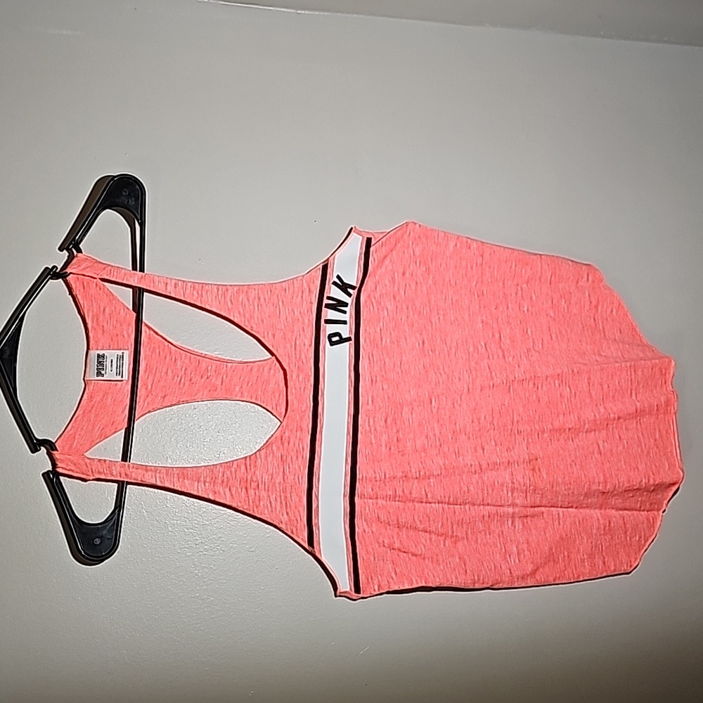 Medium Coral PINK Racerback Tank